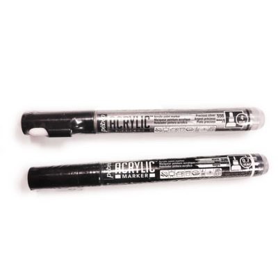 Metallic Silver Paint Pens